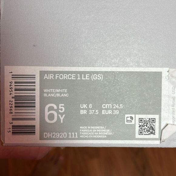 Air Force 1 LE, youth 6.5 - Picture 2 of 7